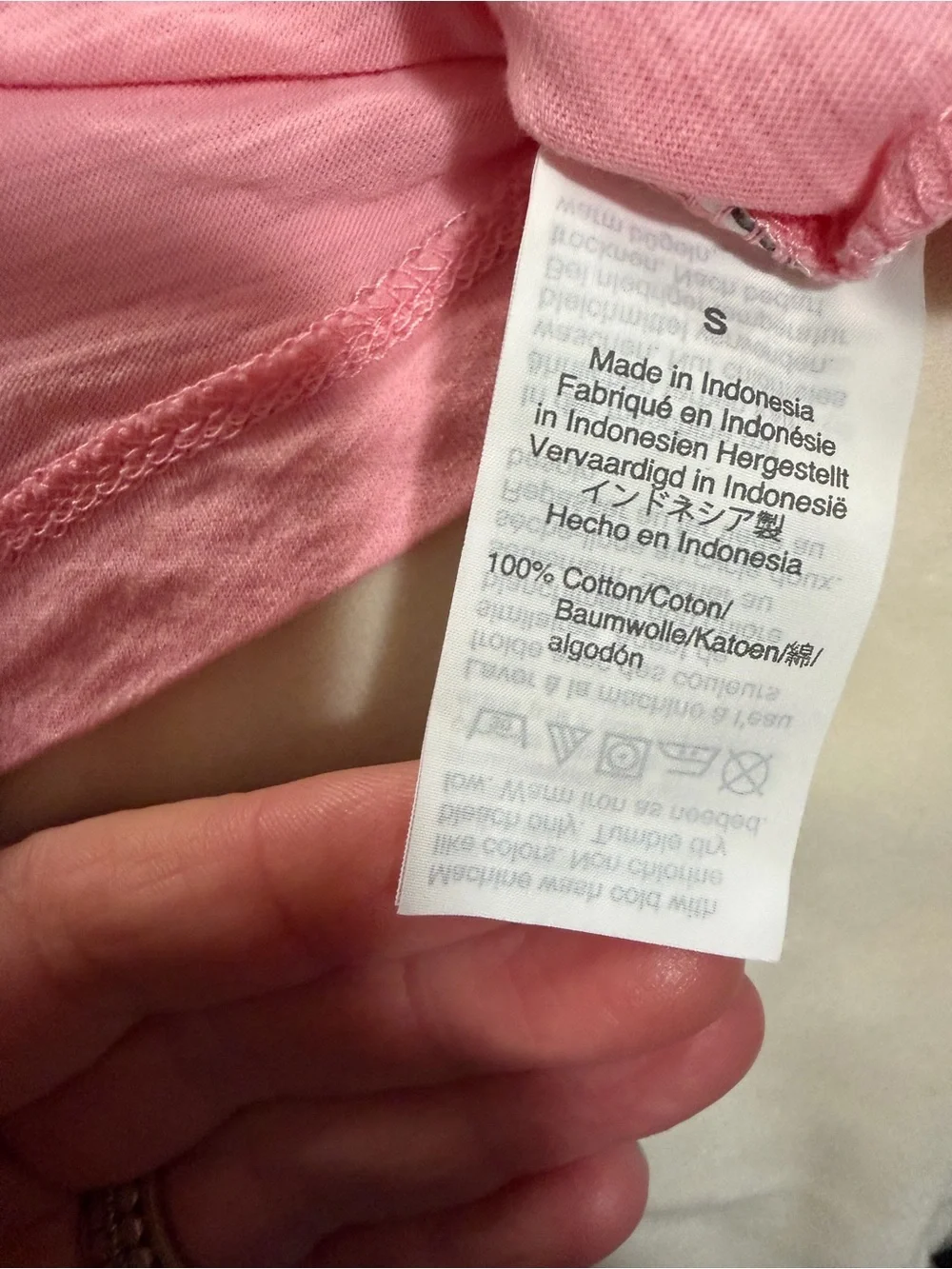 J. Crew Classic Vintage Crewneck Tee in Pink Women’s Small